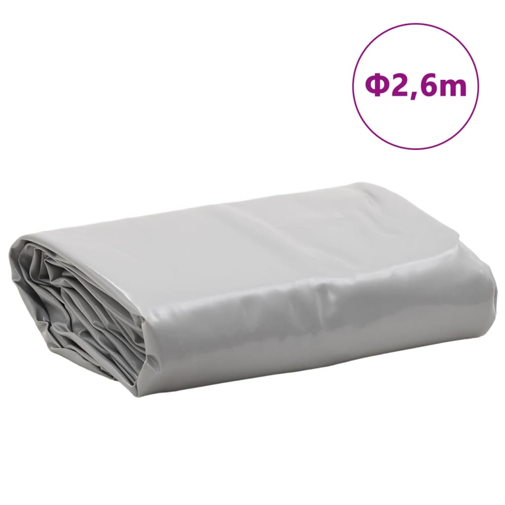 Pressu Harmaa Ø 2,6 M 650 G/M²