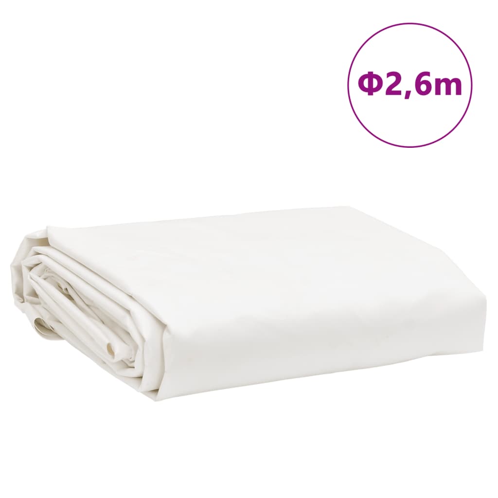 Pressu Valkoinen Ø 2,6 M 650 G/M²