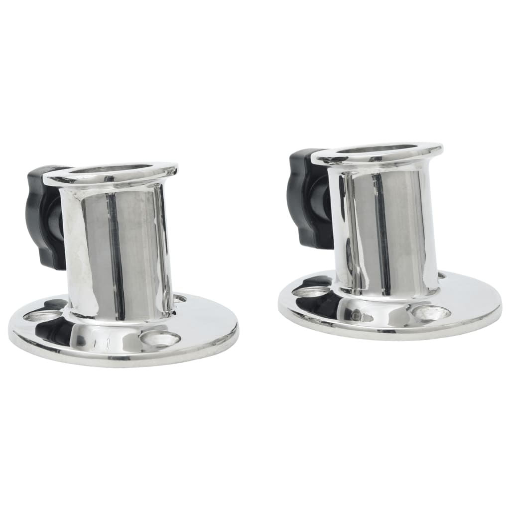 Bimini-Katteen Pyöreä Kiinnitin 26 Mm Putkeen 2 Kpl Teräs