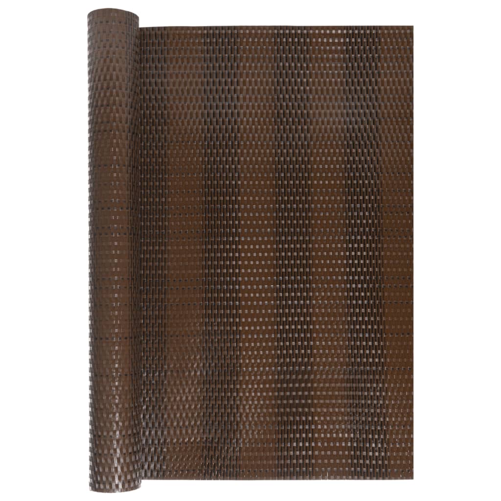 Parvekesuoja Ruskea Ja Musta 1000X90 Cm Polyrottinki