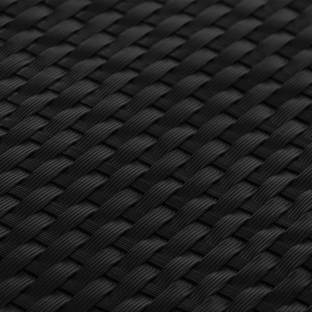 Parvekesuoja Musta 400X100 Cm Polyrottinki