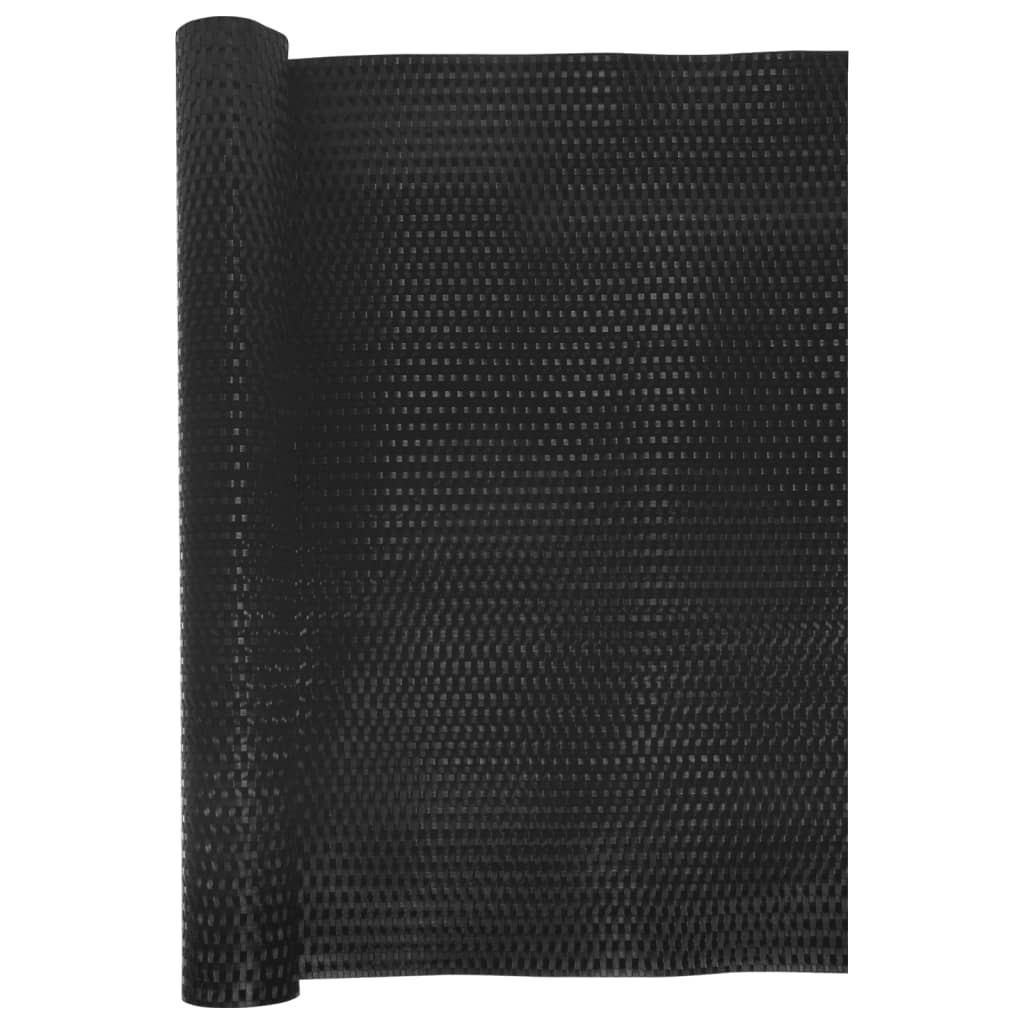 Parvekesuoja Musta 1000X100 Cm Polyrottinki