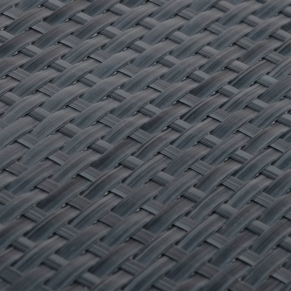 Parvekesuojat 5 Kpl Antrasiitti 255X19 Cm Polyrottinki