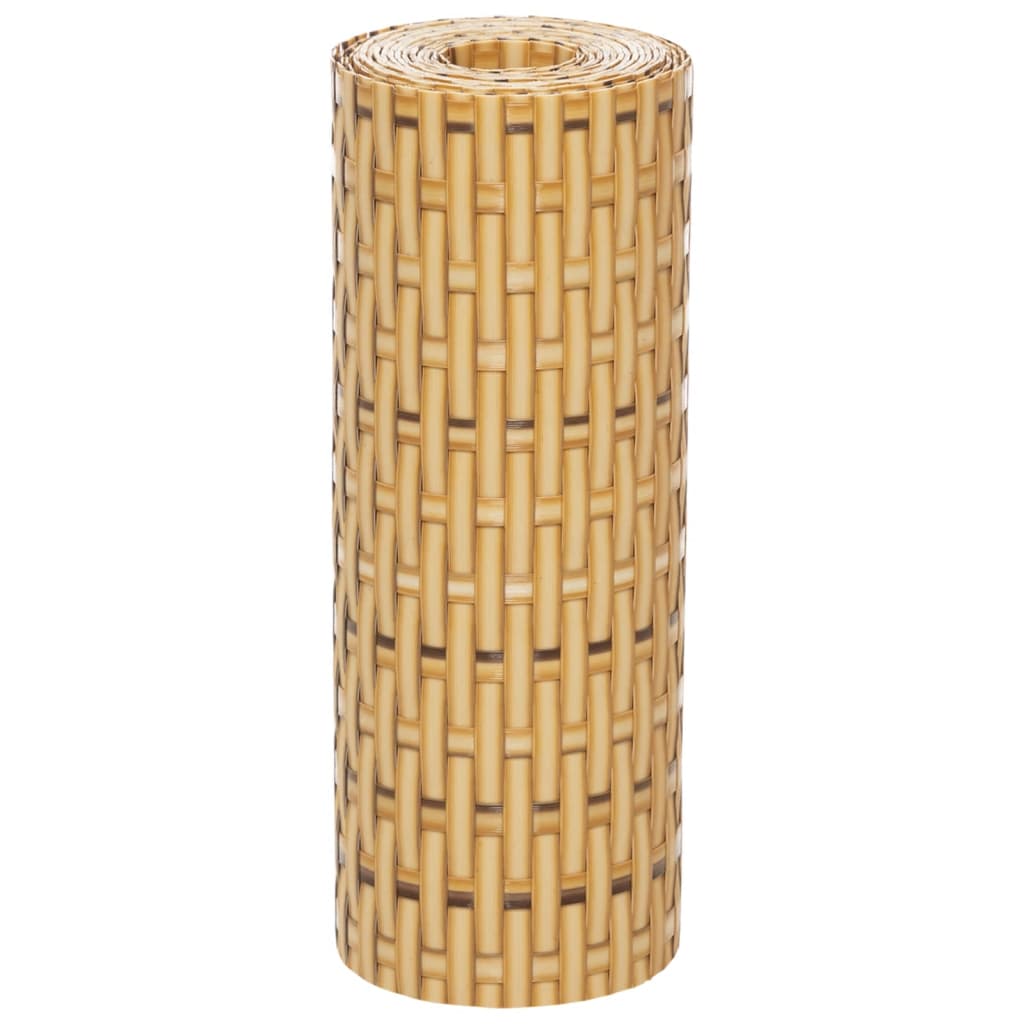 Parvekesuojat 10 Kpl Vaaleanruskea 255X19 Cm Polyrottinki