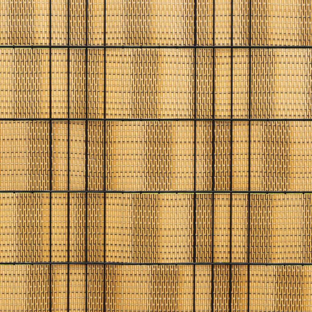 Parvekesuojat 10 Kpl Vaaleanruskea 255X19 Cm Polyrottinki
