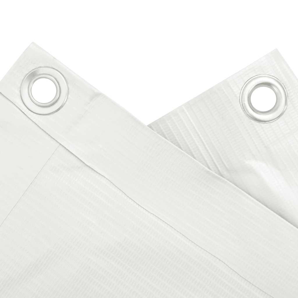 Parvekkeen Yksityisyyssuoja Valkoinen 500X75 Cm Pvc