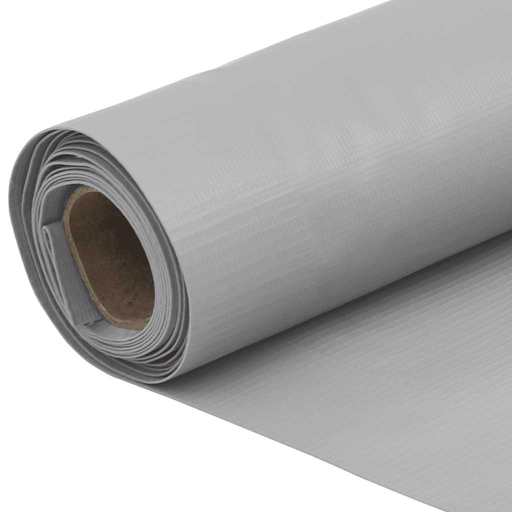 Parvekkeen Yksityisyyssuoja Harmaa 500X90 Cm Pvc