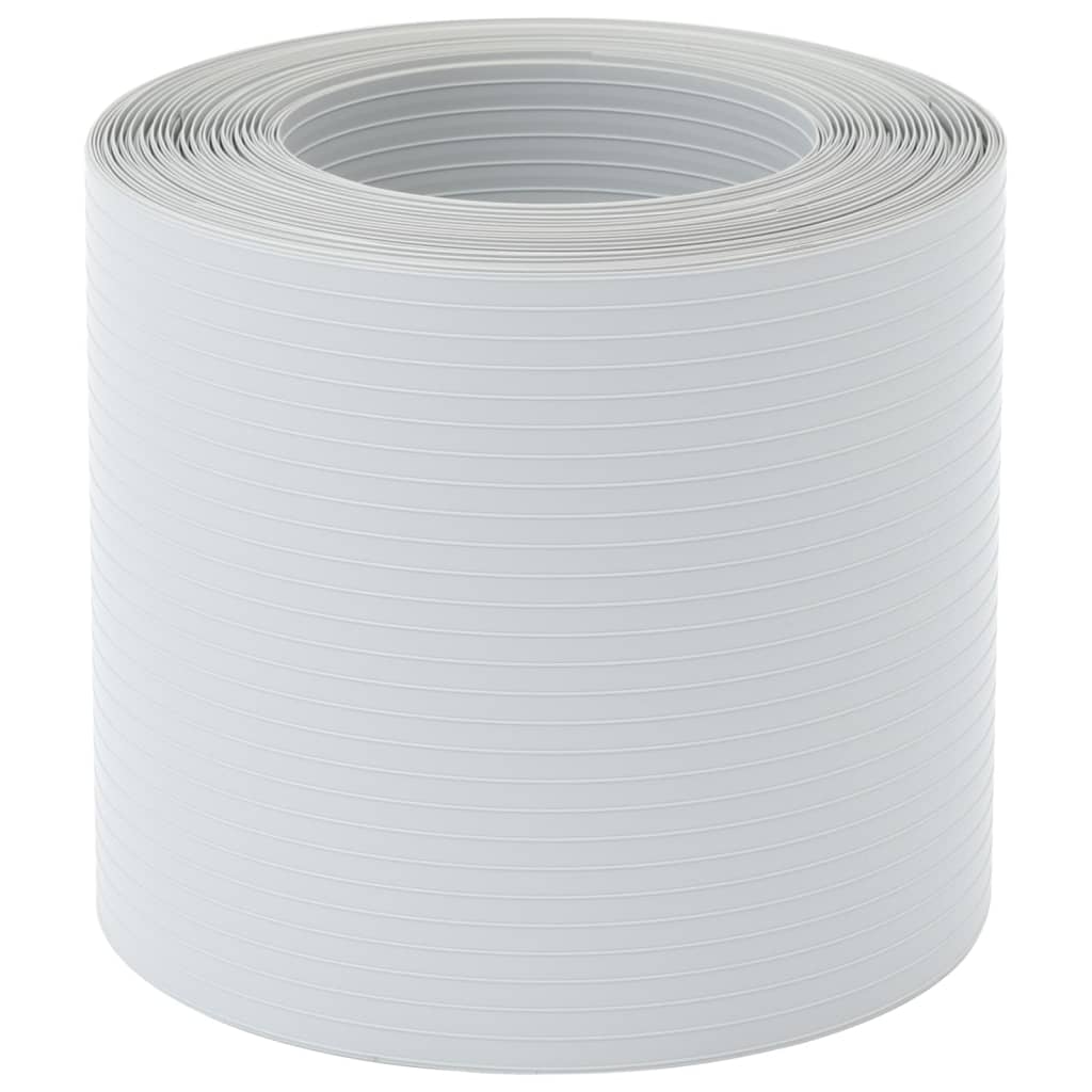Puutarhan Yksityisyydensuojat 10 Kpl V.harmaa 252,5X19 Cm Pvc
