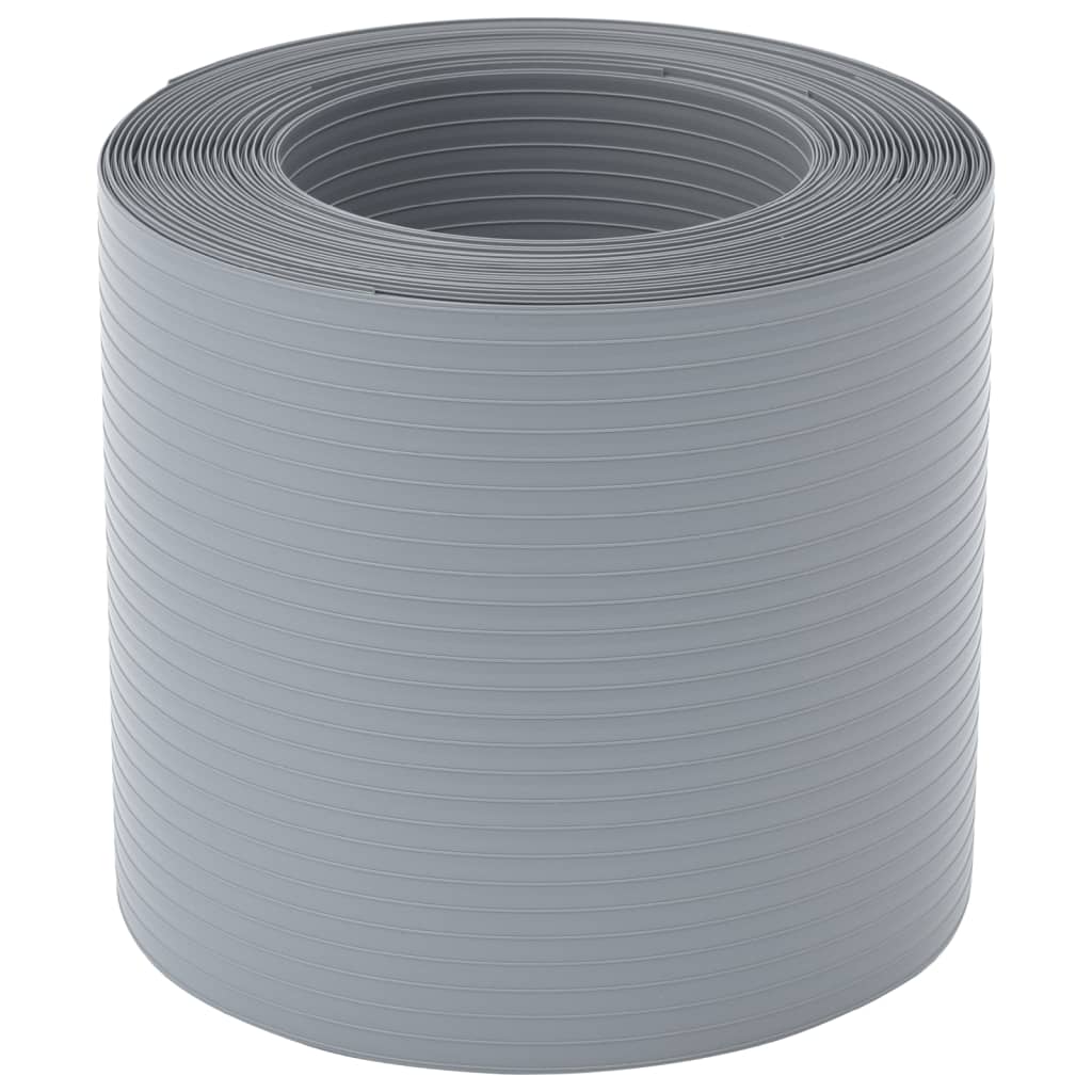 Puutarhan Yksityisyydensuojat 10 Kpl Harmaa 252,5X19 Cm Pvc