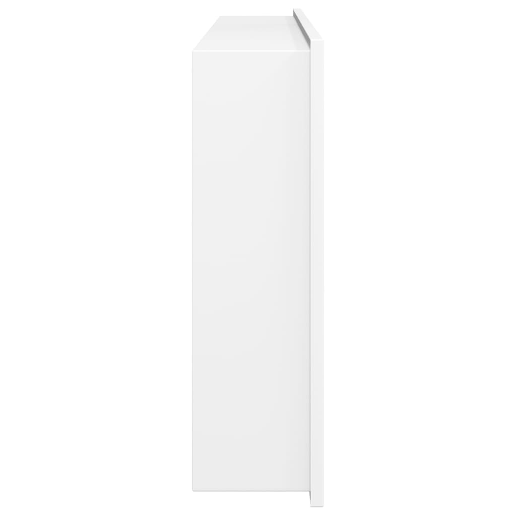 Suihkuhylly Matta Valkoinen 62X32X9 Cm Ruostumaton Teräs