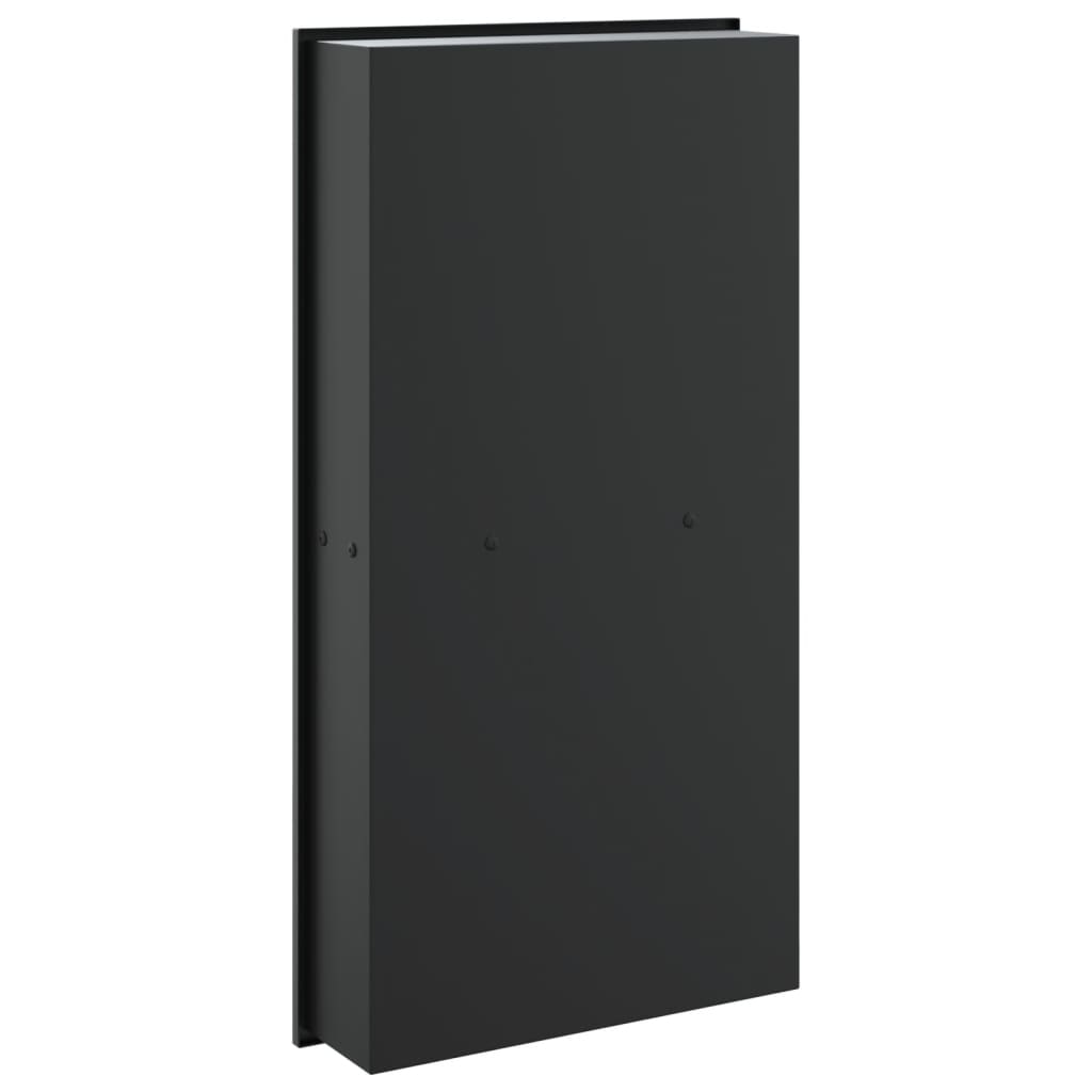 Suihkuhylly Matta Musta 32X62X9 Cm Ruostumaton Teräs