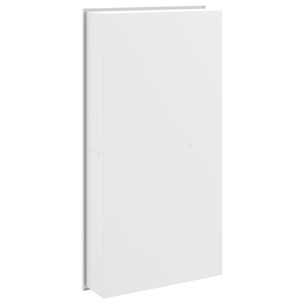 Suihkuhylly Matta Valkoinen 32X62X9 Cm Ruostumaton Teräs