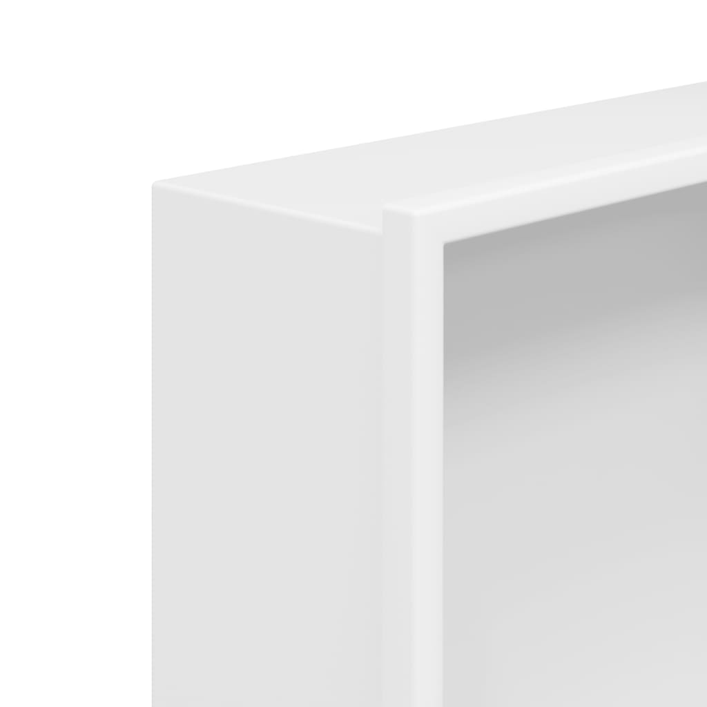Suihkuhylly Matta Valkoinen 32X62X9 Cm Ruostumaton Teräs