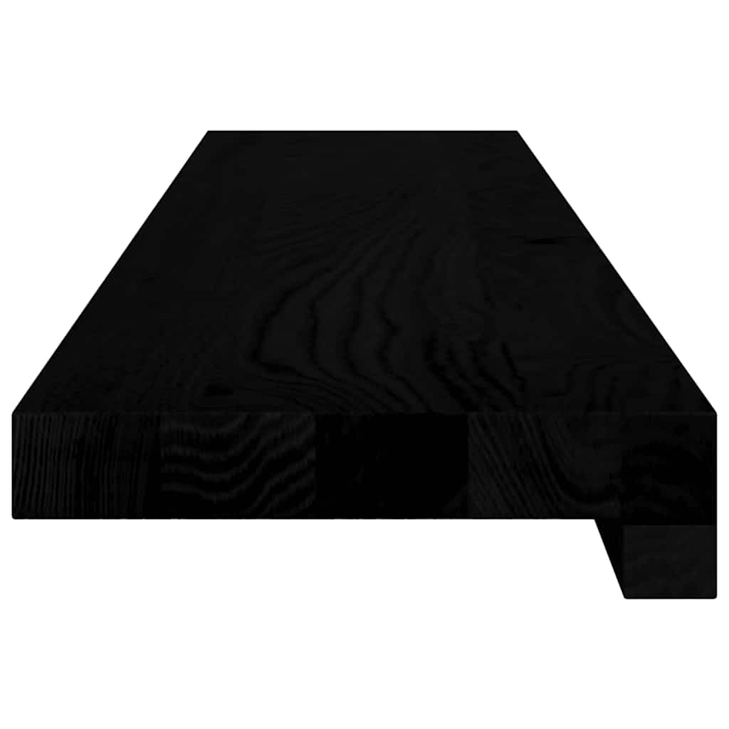 Ikkunalaudat 2 Kpl Ruskeanmusta 90X15X2 Cm Massiivipuutammea