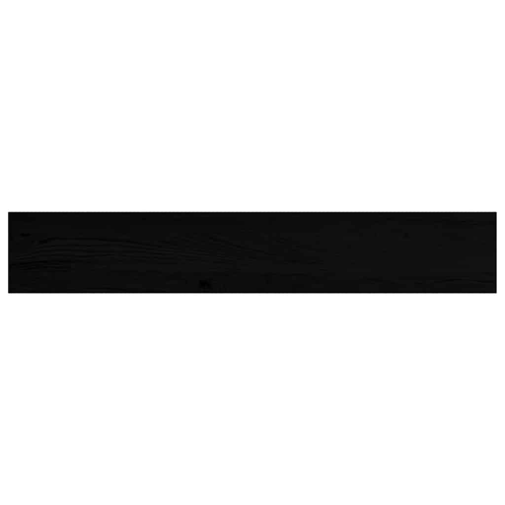 Ikkunalaudat 2 Kpl Ruskeanmusta 90X15X2 Cm Massiivipuutammea