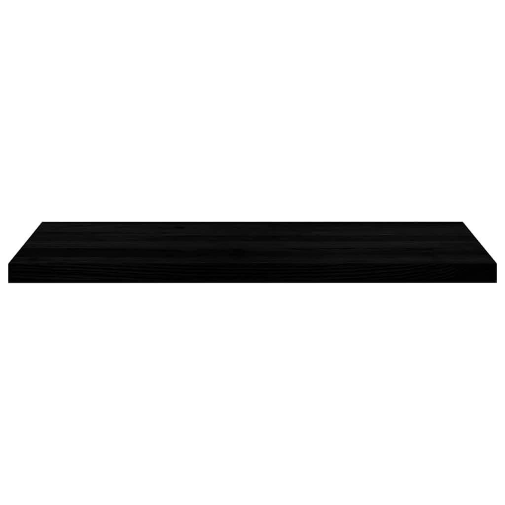 Ikkunalaudat 2 Kpl Ruskeanmusta 100X40X2 Cm Massiivipuutammea