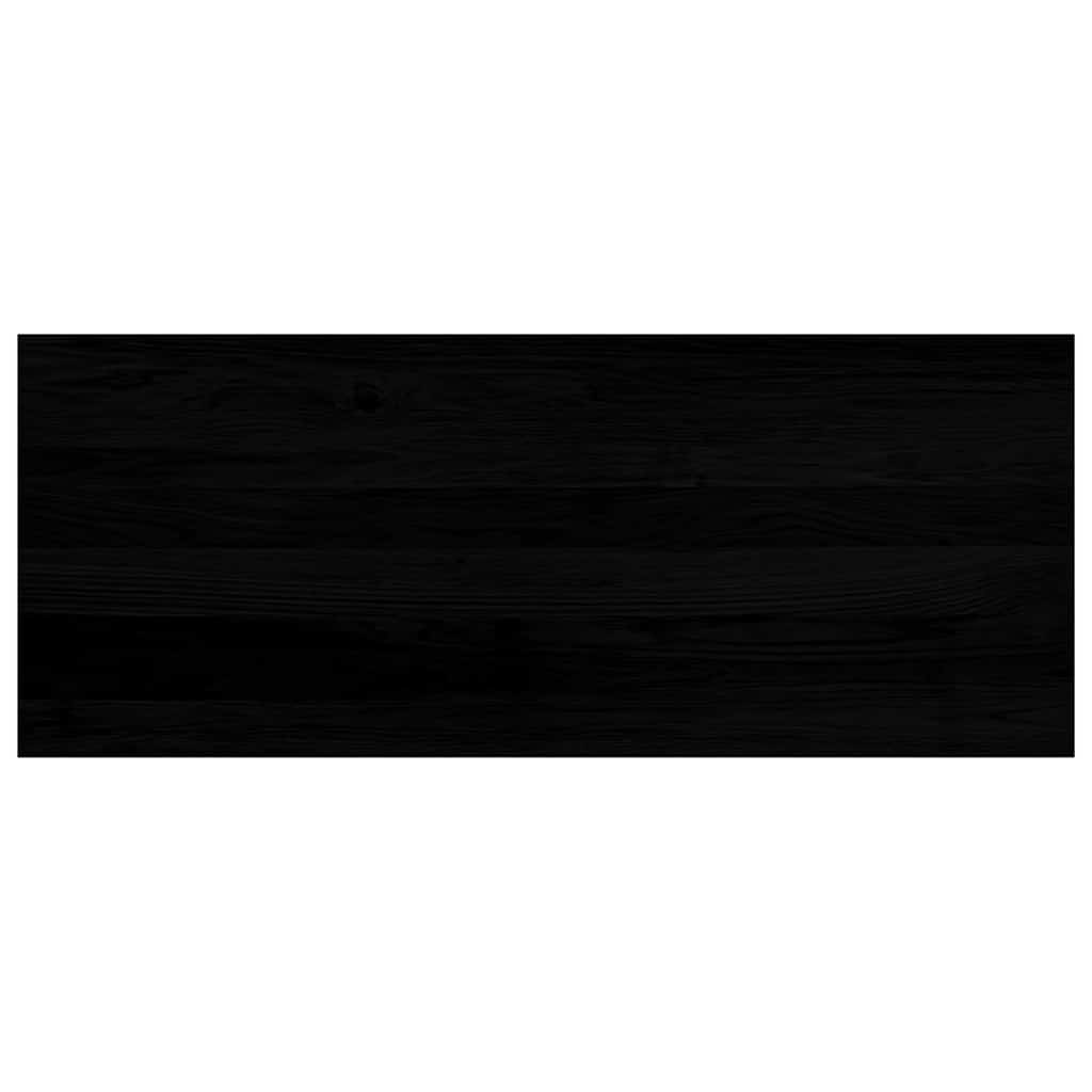 Ikkunalaudat 2 Kpl Ruskeanmusta 100X40X2 Cm Massiivipuutammea