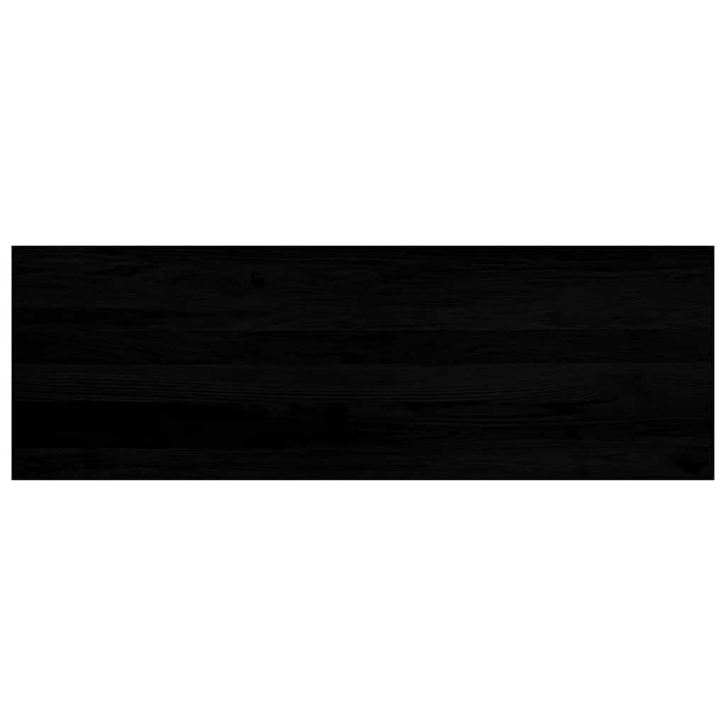 Ikkunalaudat 2 Kpl Ruskeanmusta 120X40X2 Cm Massiivipuutammea