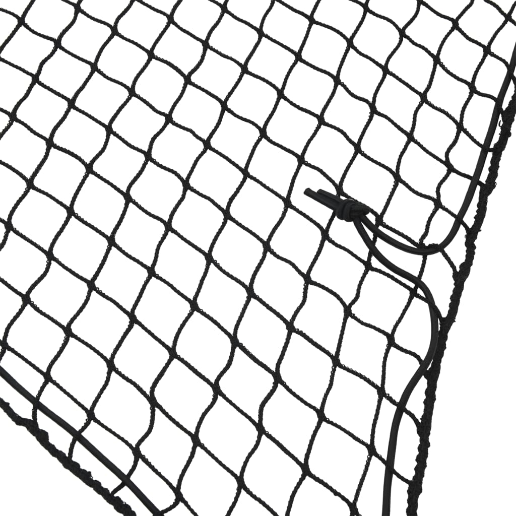 Peräkärryn Verkko Joustavalla Köydellä Musta 6X3 M Pp