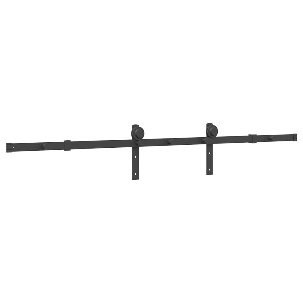 Liukuoven Asennussarja Teräs 183 Cm Musta