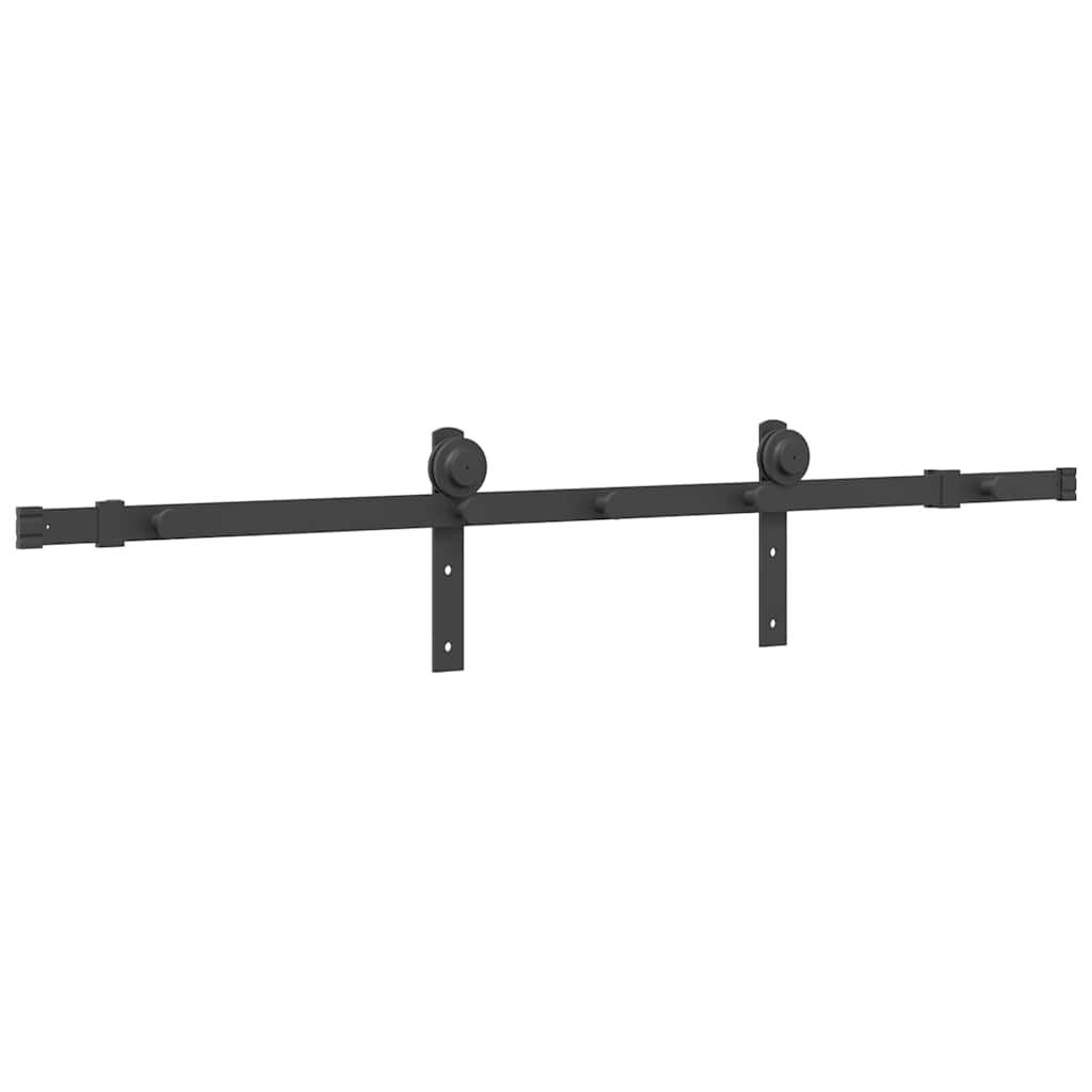 Liukuovi Hardware Kit 152 Cm Teräs Musta