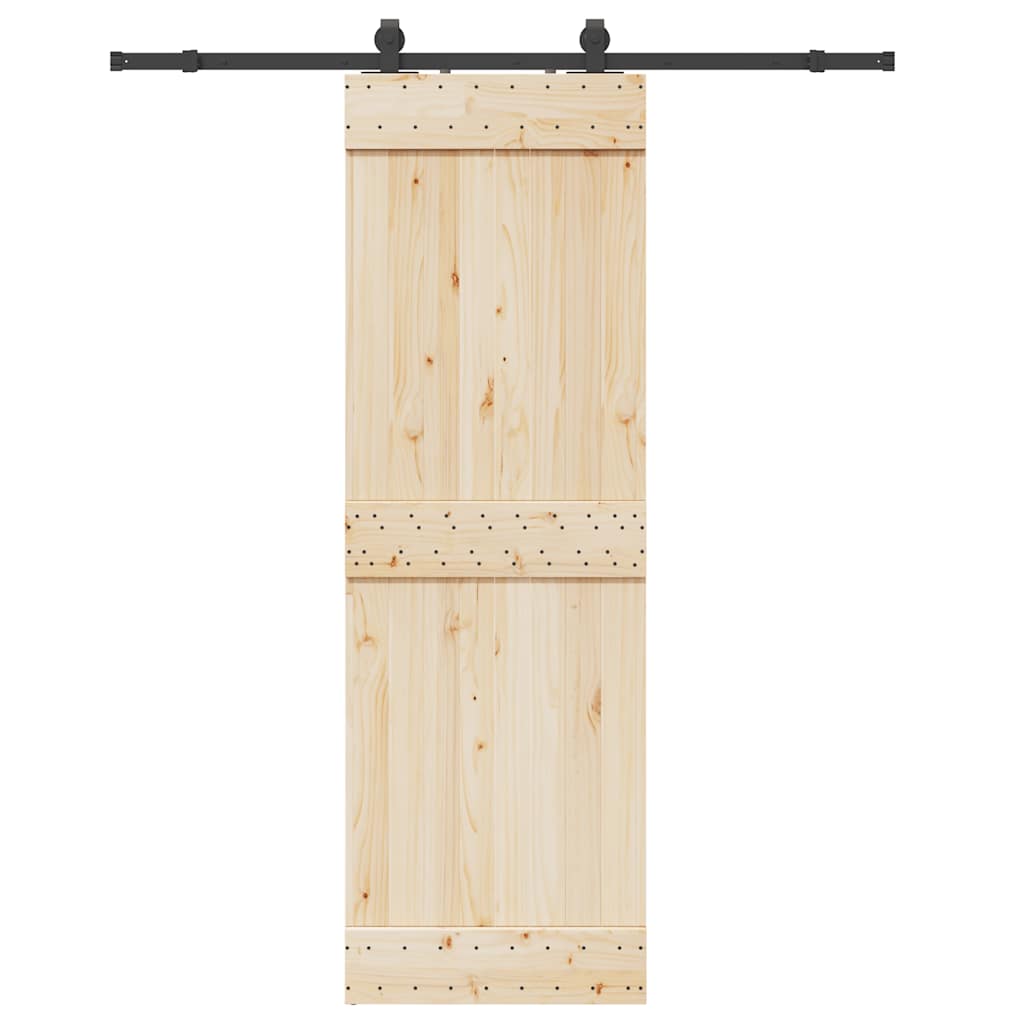 Liukuoven Asennussarja Teräs 183 Cm Musta