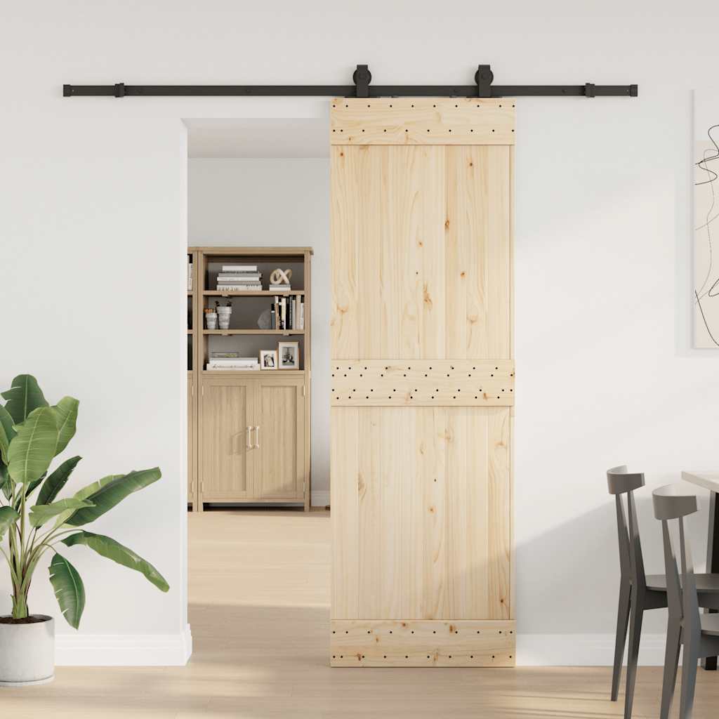 Liukuovi Hardware Kit 213 Cm Teräs Musta