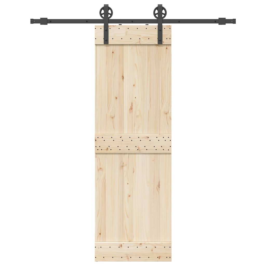Liukuoven Asennussarja Teräs 183 Cm Musta