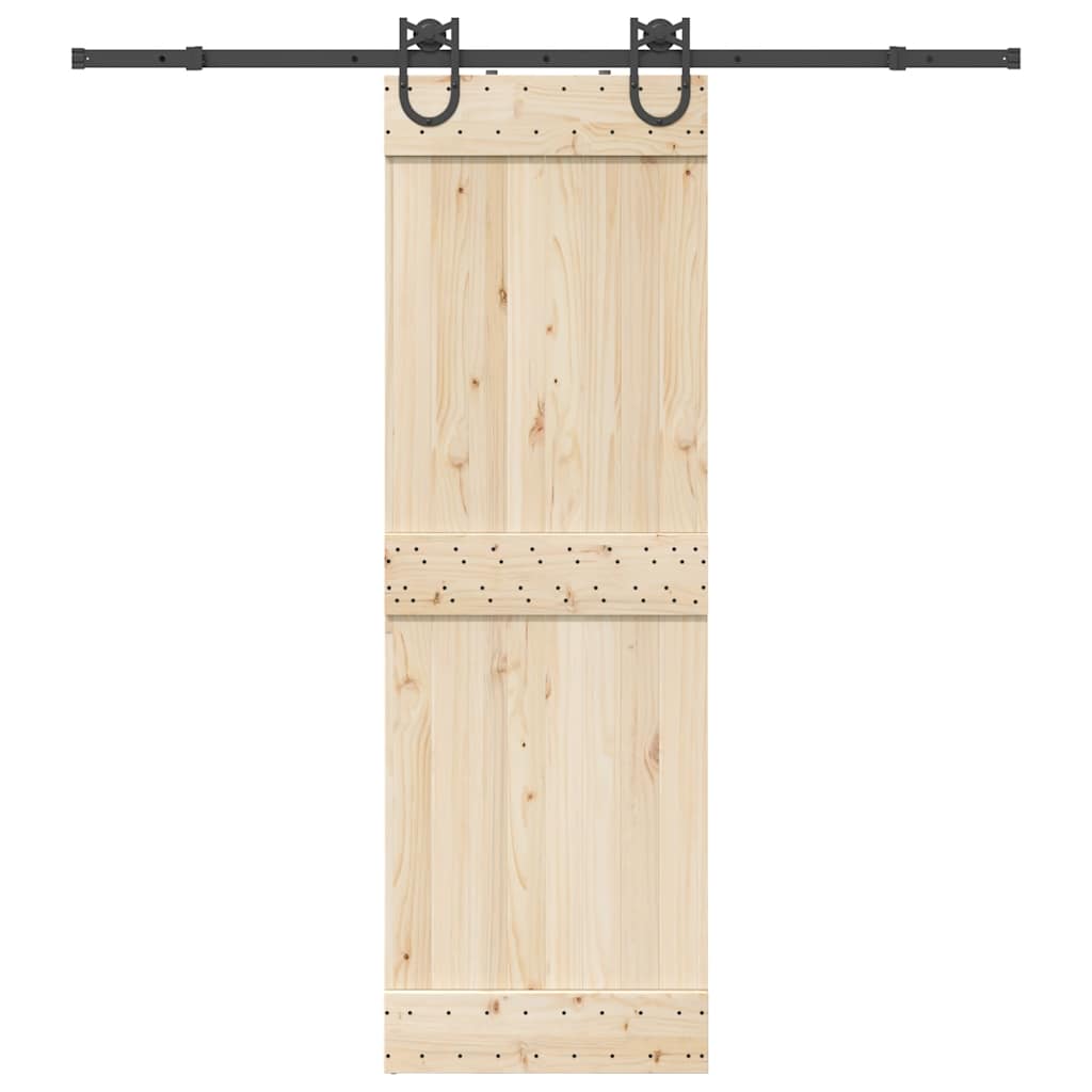 Liukuoven Asennussarja Teräs 200 Cm Musta
