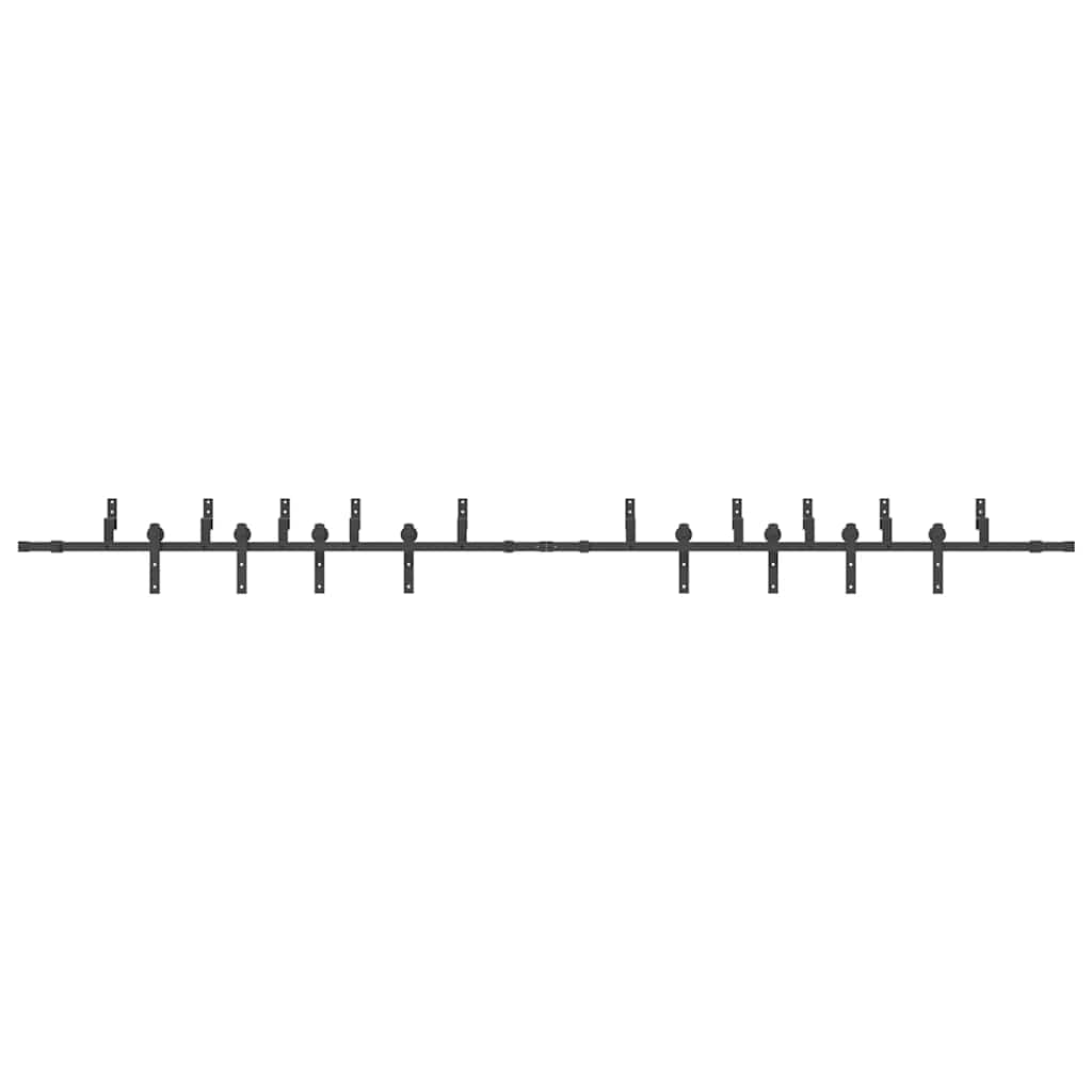 Liukuovi Hardware Kit 427 Cm Teräs Musta