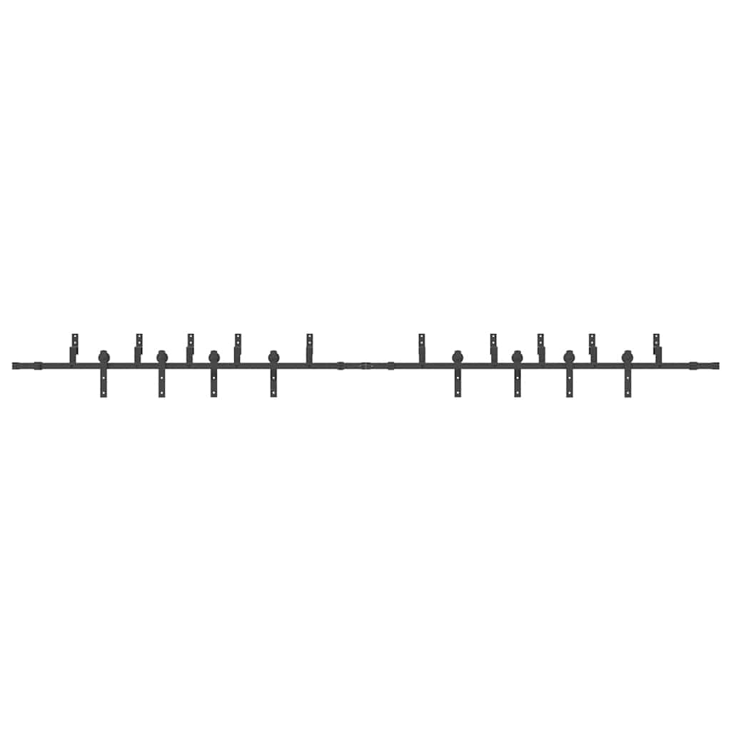 Liukuovi Hardware Kit 427 Cm Teräs Musta