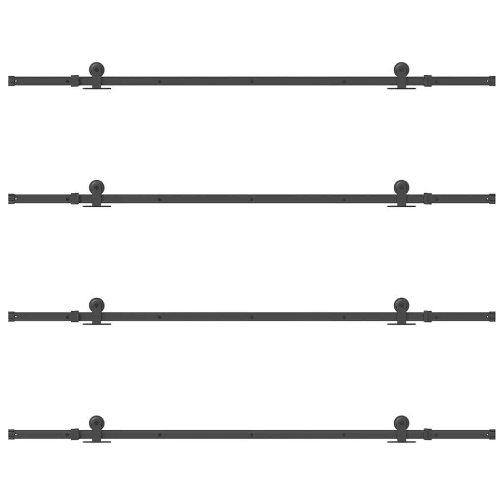 Liukuovi Hardware Kit 427 Cm Teräs Musta