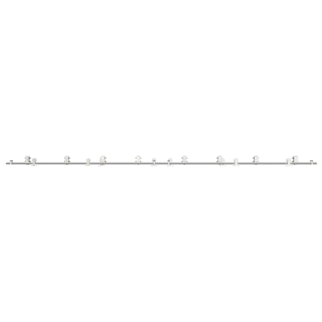 Liukuoven Asennustarvikkeet 400 Cm Ruostumaton Teräs Hopea