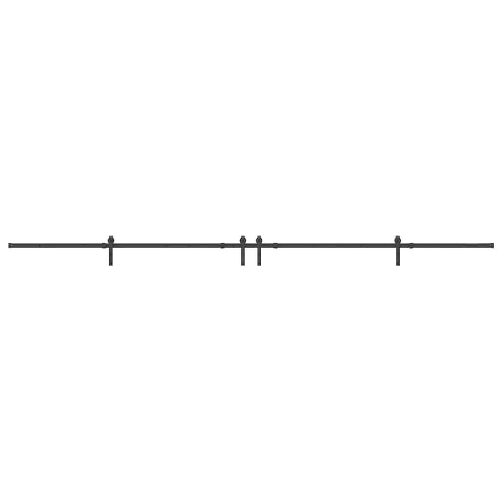 Liukuovi Hardware Kit 427 Cm Teräs Musta