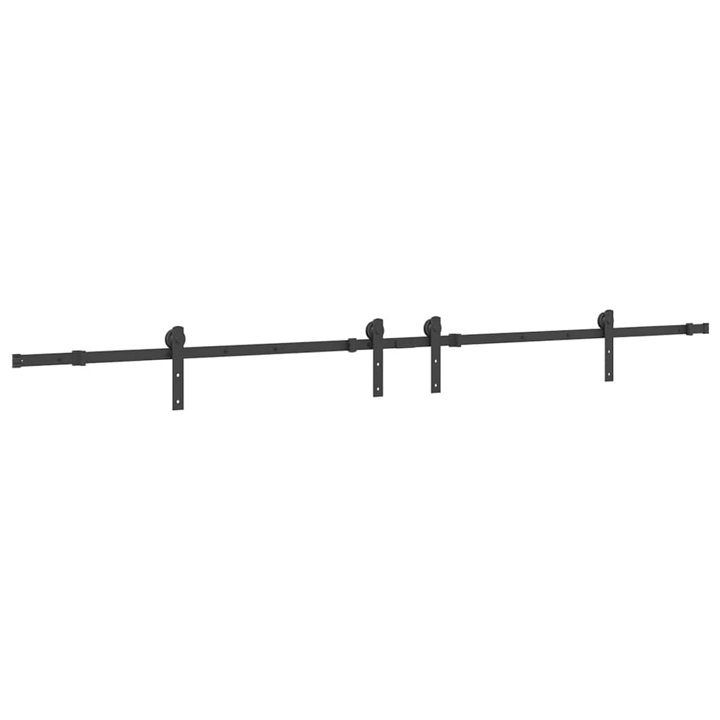 Liukuovi Hardware Kit 427 Cm Teräs Musta