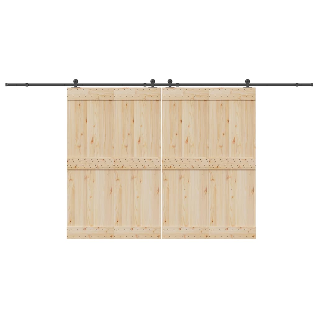 Liukuovi Hardware Kit 427 Cm Teräs Musta