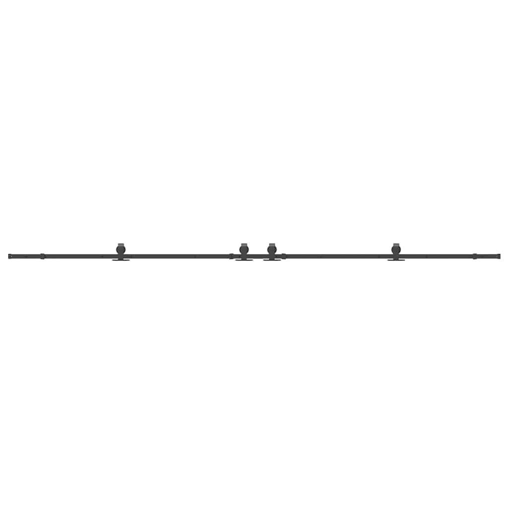 Liukuovi Hardware Kit 427 Cm Teräs Musta