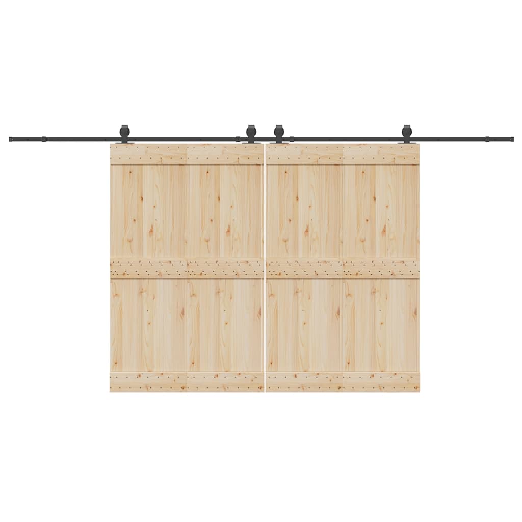 Liukuovi Hardware Kit 427 Cm Teräs Musta