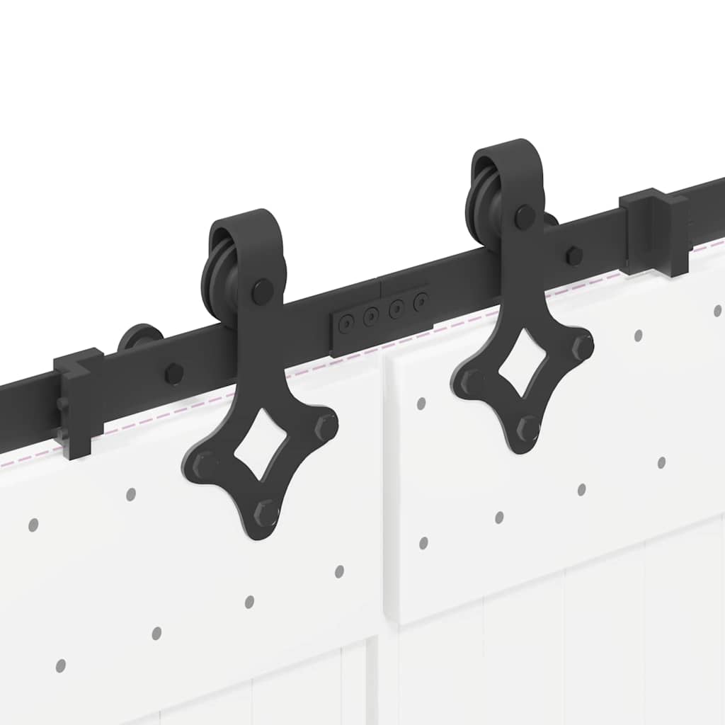 Liukuovi Hardware Kit 427 Cm Teräs Musta