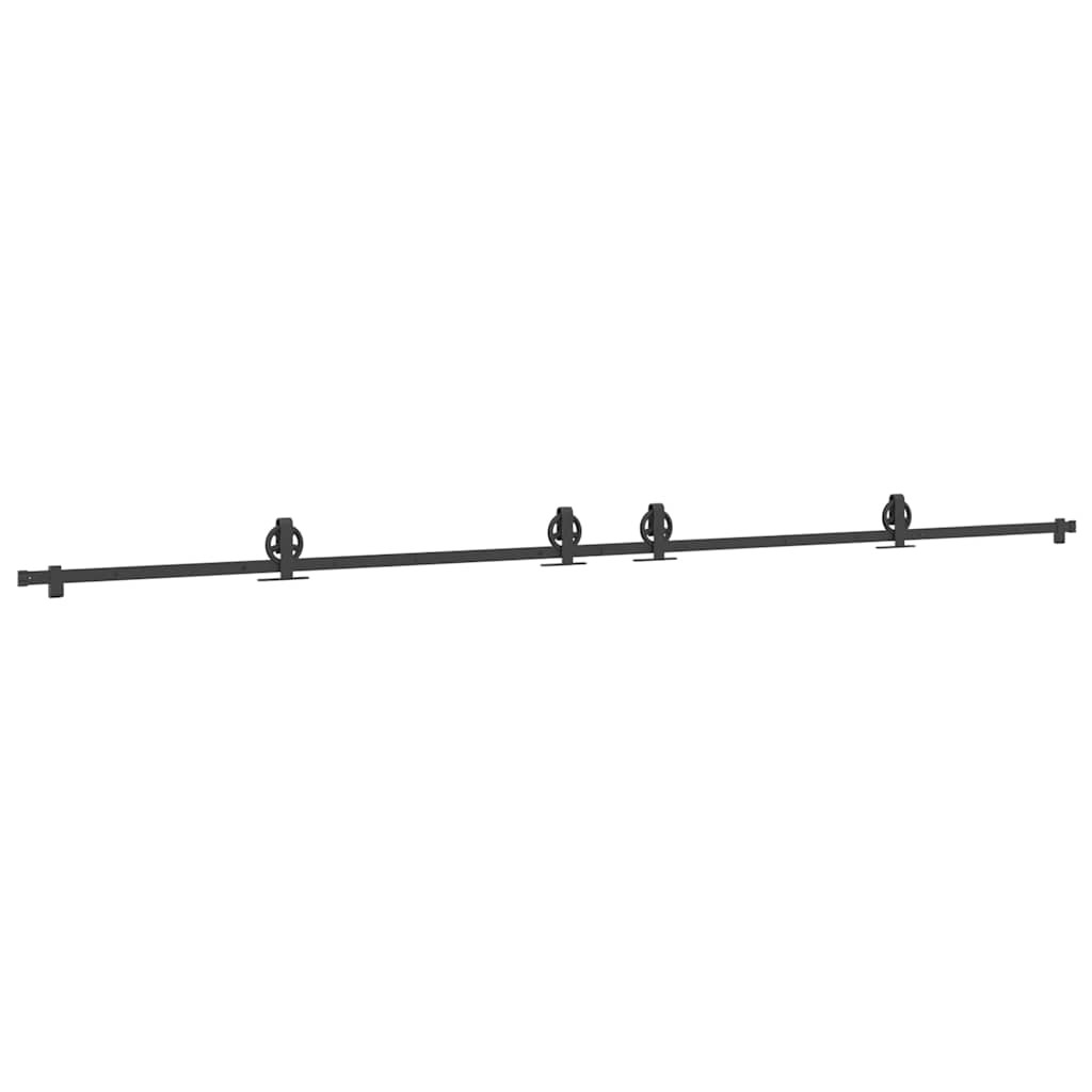 Liukuovi Hardware Kit 400 Cm Teräs Musta