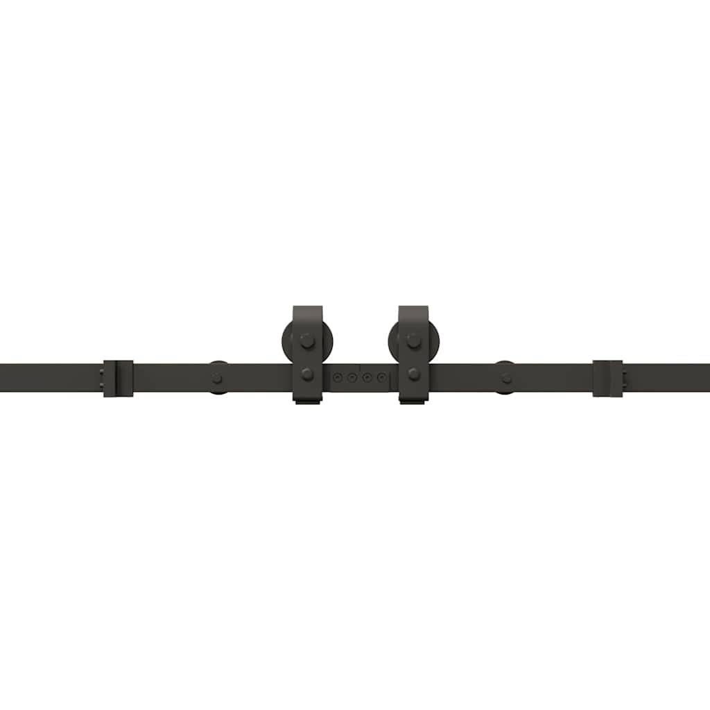 Liukuovi Hardware Kit 400 Cm Teräs Musta
