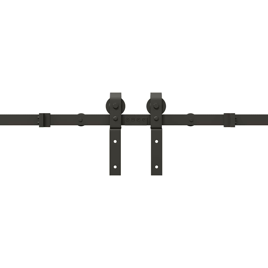 Liukuovi Hardware Kit 400 Cm Teräs Musta
