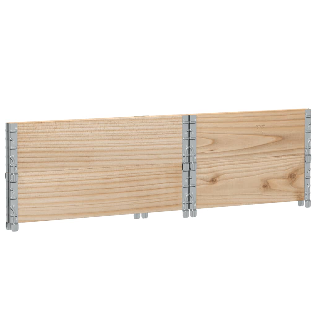 Kuormalavan Reunukset 2 Kpl 80X60 Cm Täysi Mänty