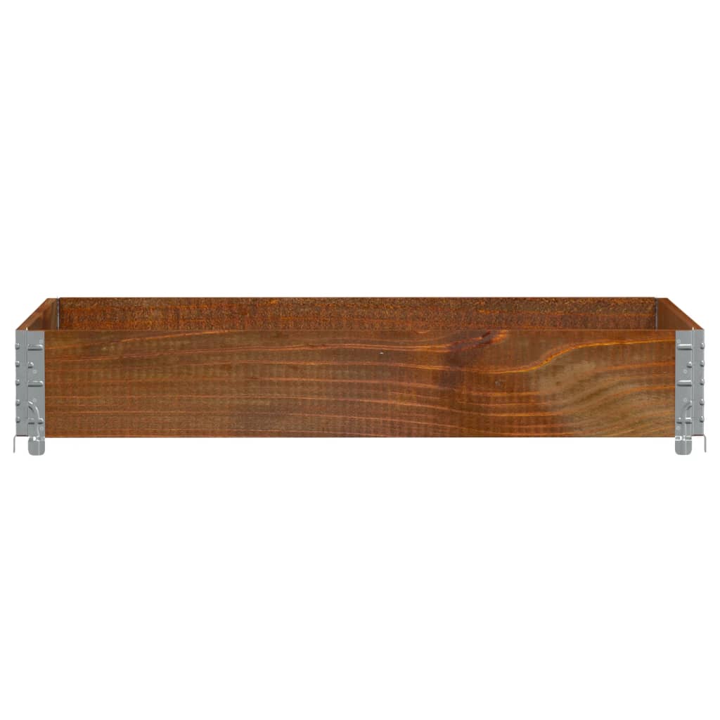 Kuormalavan Reunus Ruskea 120X80 Cm Täysi Mänty