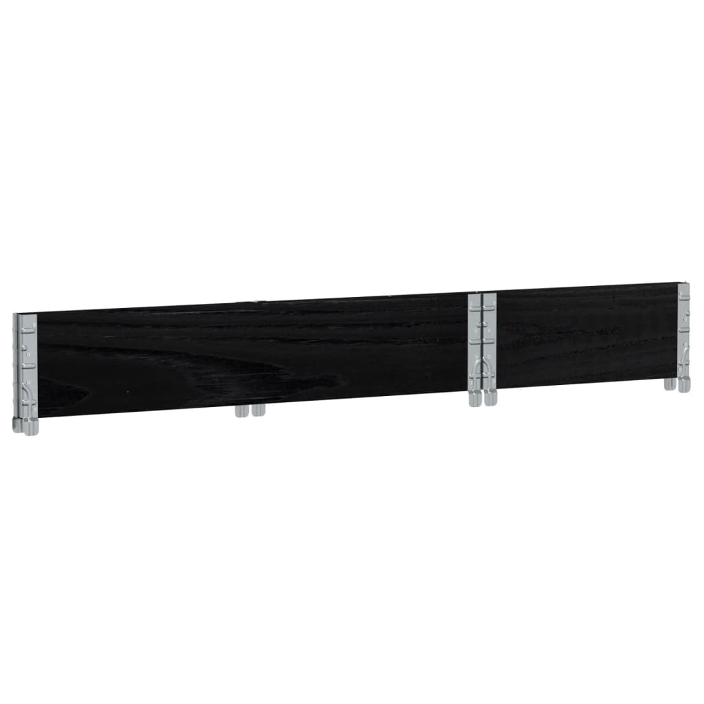 Kuormalavan Reunus Musta 100X50 Cm Täysi Mänty