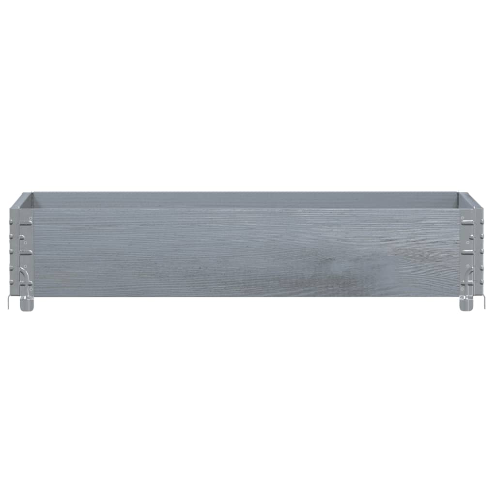 Kuormalavan Reunus Harmaa 100X50 Cm Täysi Mänty
