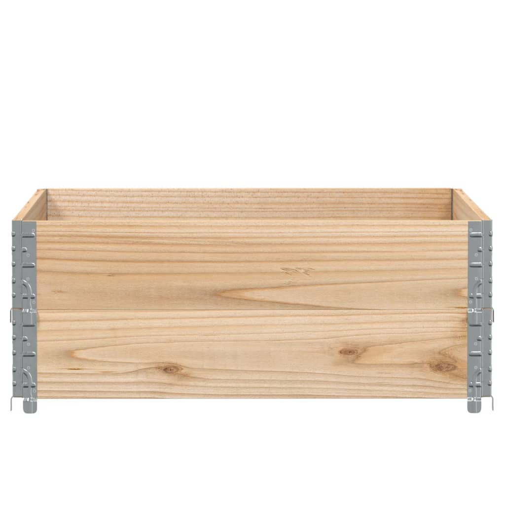 Kuormalavan Reunukset 2 Kpl 100X100 Cm Täysi Mänty