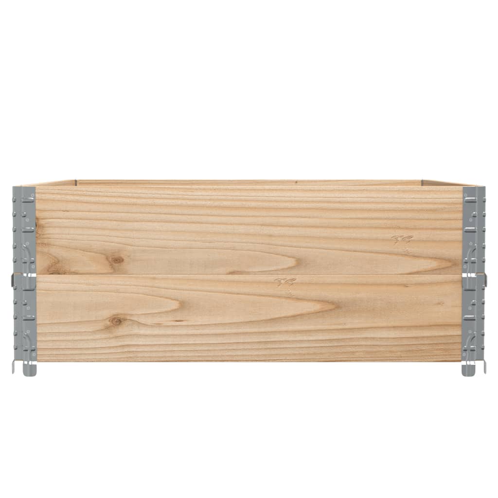 Kuormalavan Reunukset 2 Kpl 100X100 Cm Täysi Mänty