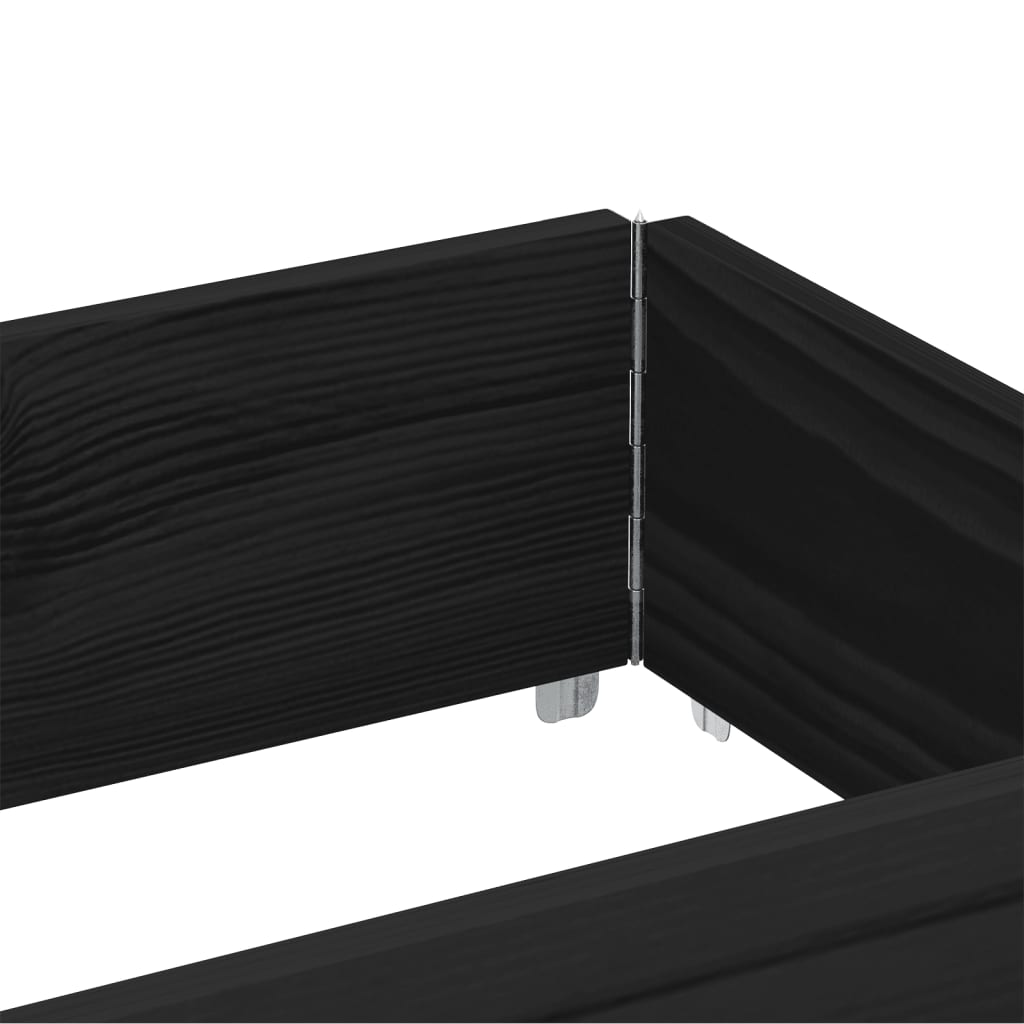 Kuormalavan Reunus Musta 150X50 Cm Täysi Mänty