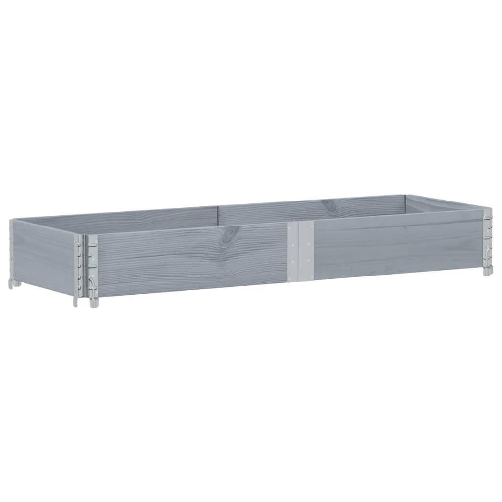 Kuormalavan Reunus Harmaa 150X50 Cm Täysi Mänty